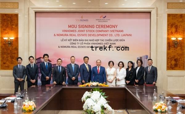 Vinhomes and Nomura Real Estate will cooperate closely in the following areas: housing development, commercial real estate, logistics centers, and other real estate-related sectors.