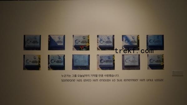 An installation view of 