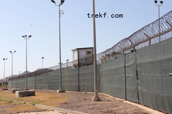 In this file photo taken on January 26, 2017, a guard tower is seen outside the fencing of Camp 5 at the US military’s prison in Guantanamo Bay, Cuba. — AFP pic