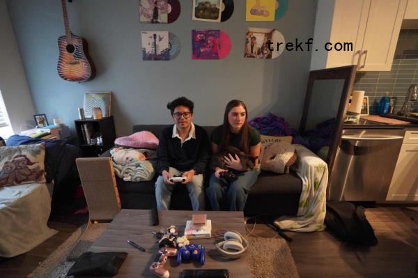 Oscar Silva (24) and Natalie Taylor (23) sit in their apartment on December 8, 2024, in Denton, Texas. Oscar Silva has a bull’s eye on his back as Do<em></em>nald Trump prepares to retake power with a pledge to deport millions of undocu<em></em>mented migrants like him. — AFP pic 