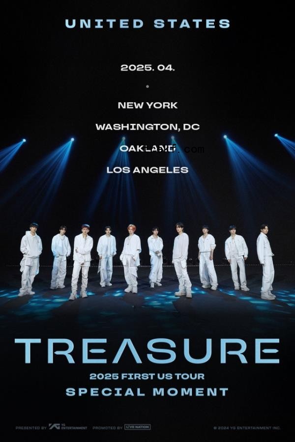 Poster of Treasure<em></em>'s US tour 