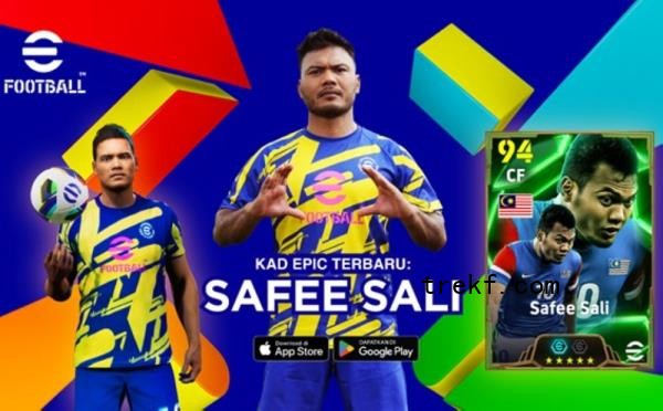 To celebrate the collaboration, Ko<em></em>nami eFootball has introduced an EPIC-status card for former Malaysian footballer Safee Sali. — Picture courtesy of Konami