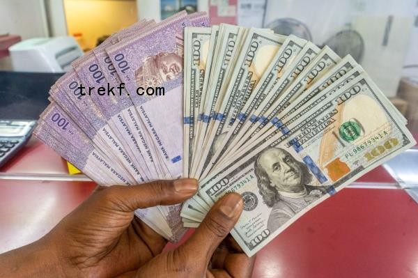 At 8am, the ringgit stood at 4.4470/4570 against the US dollar from Monday’s close of 4.4500/4550. — Picture by Shafwan Zaidon