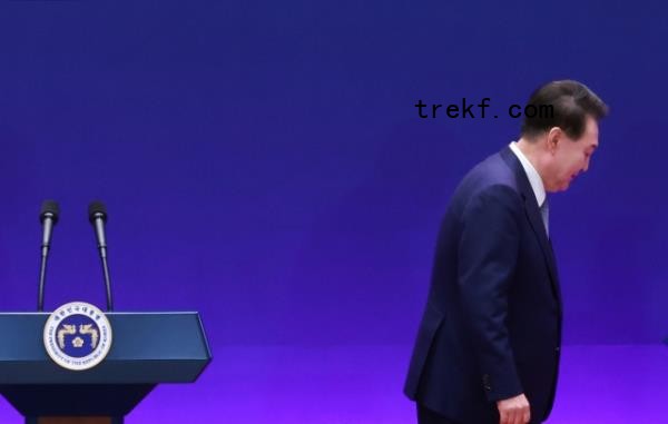 South Korean President Yoon Suk Yeol faces an impeachment trial in the aftermath of his co<em></em>ntroversial martial law declaration on Dec. 3. (Yonhap)