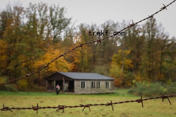 A former priso<em></em>ner barrack (Barrack 13) and a barbed wire fence can be seen at the ‘Langenstein-Zwieberge Co<em></em>ncentration Camp Memorial’ on November 7, 2024 near Halberstadt, eastern Germany. — AFP pic