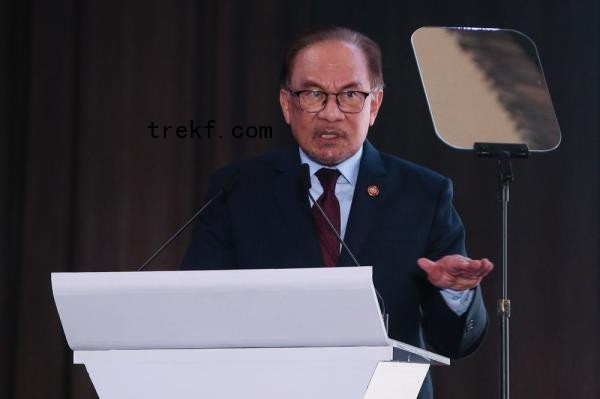 A file photo shows Prime Minister Datuk Seri Anwar Ibrahim delivering his keynote address during the Common Action Forum 2024 at the Four Seasons Hotel in Kuala Lumpur on December 2, 2024. — Picture by Yusof Mat Isa